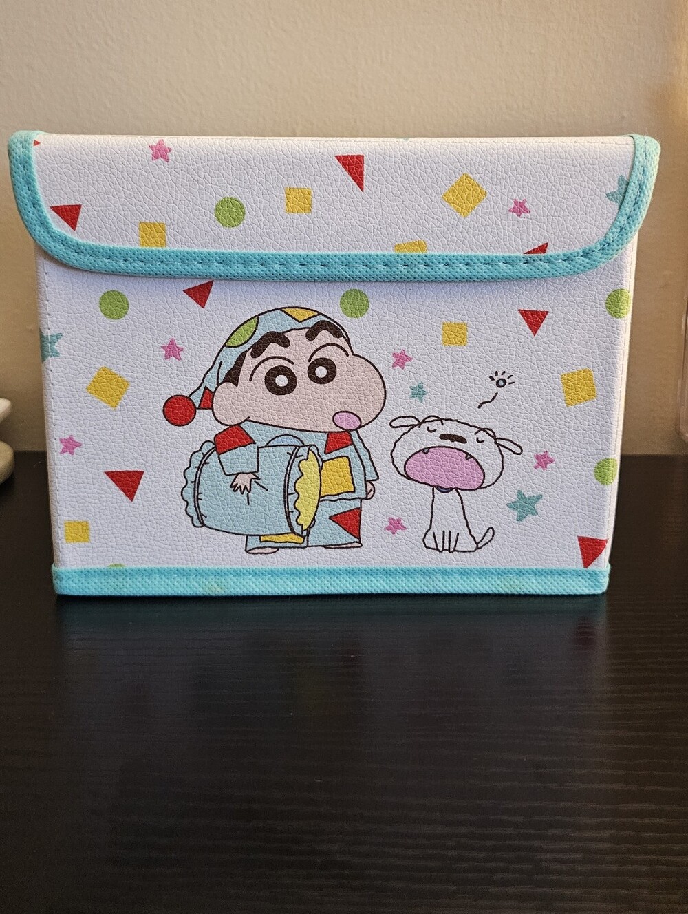 Shin-chan Canvas Bin with Dog